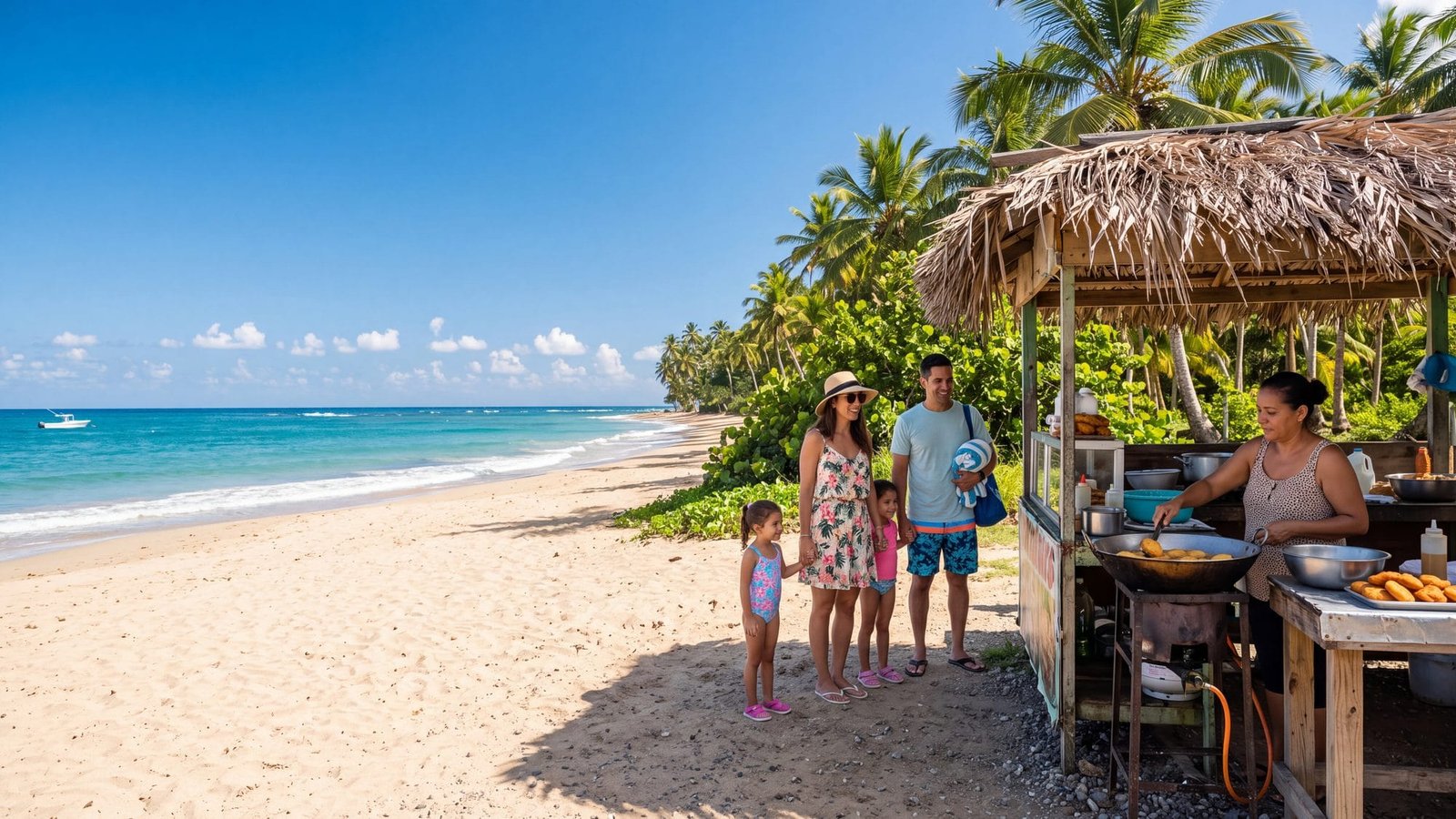 Puerto Rican Street Food on a Port Day: Piraguas, Alcapurrias, Mofongo and the Kiosks of Piñones